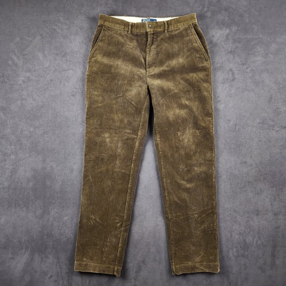 Polo Ralph Lauren Other - Vintage Polo Ralph‎ Lauren Corduroy Pants Mens 34x34 Brown Straight Leg Cotton